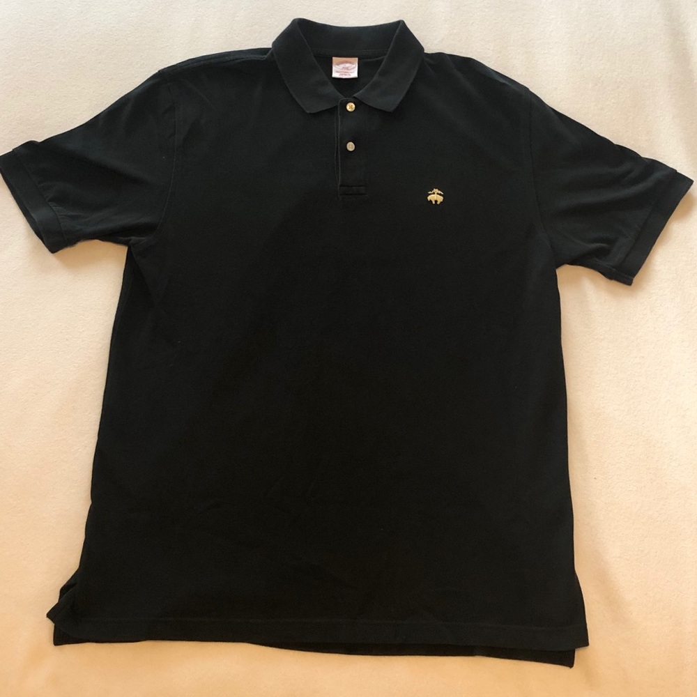 Men’s (L) Black Brooks Brothers Performance Polo